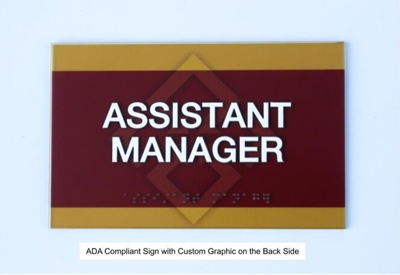 ADA Signs Photo